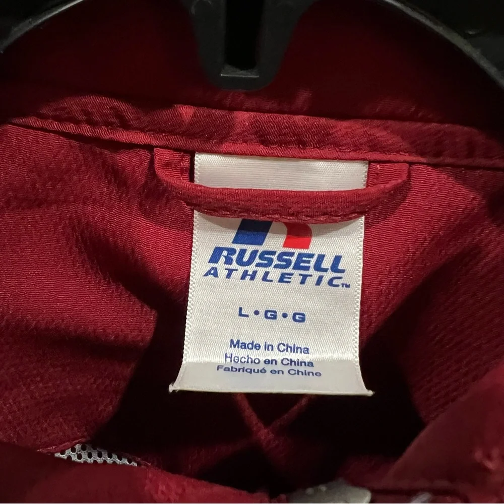 Russell Athletic Arkansas Razorbacks Full Zip Jacket Size Large - Picture 4 of 4